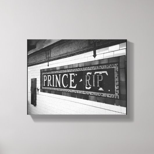 Prins (RIP) Canvas Afdruk (Voorkant)