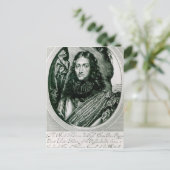 Prins Rupert van de Rijn gegraveerd door William Briefkaart (Staand voorkant)