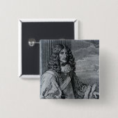 Prins Rupert van de Rijn Vierkante Button 5,1 Cm (Voorkant /achterkant)