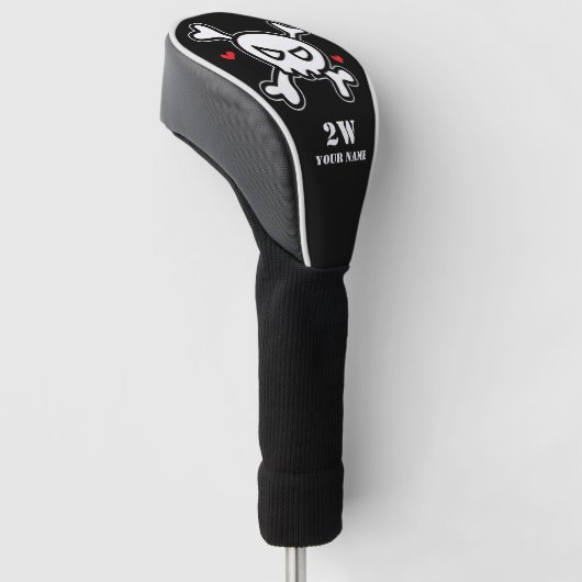 Prins schedel golfheadcover (Schuin)