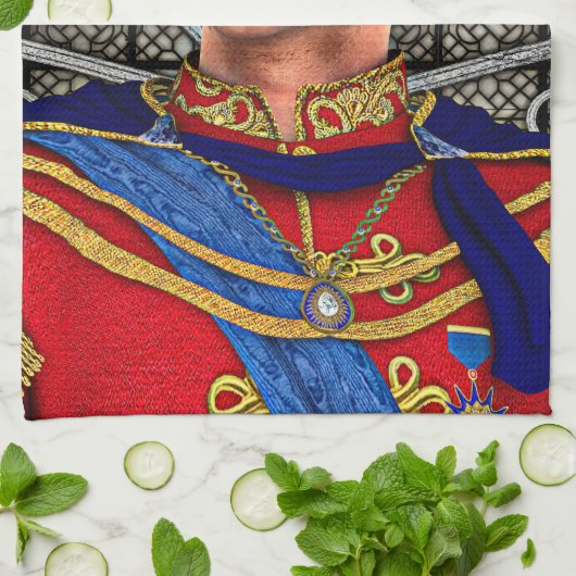 Prins Theedoek (Gevouwen)