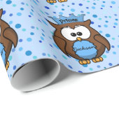 prins uil cadeaupapier (Rol Hoek)