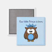 Prins uil magneet (Voorkant / Achterkant)