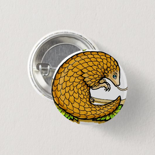 Prins van Button van Pangolins (Voorkant /achterkant)