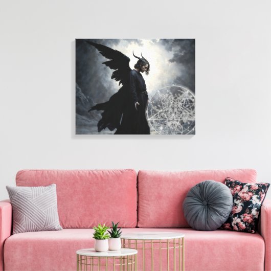 Prins van de Duisternis Canvas Afdruk (Insitu (Woonkamer))