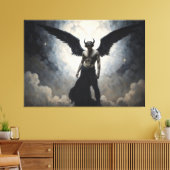 Prins van de Hel Lucifer Canvas Afdruk (Insitu (Woonkamer))