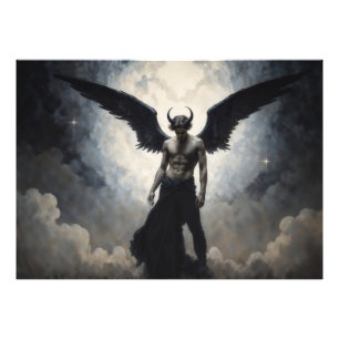 Prins van de Hel Lucifer Foto Afdruk