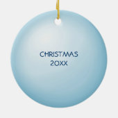 Prins van de Vrede, met kerstmis Keramisch Ornament (Achterkant)