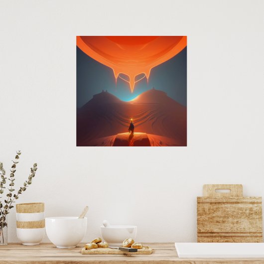 Prins van de woestijn poster (Keuken)