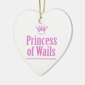 Prins van draadjes / prinses van zeilen v2 keramisch ornament (Links)