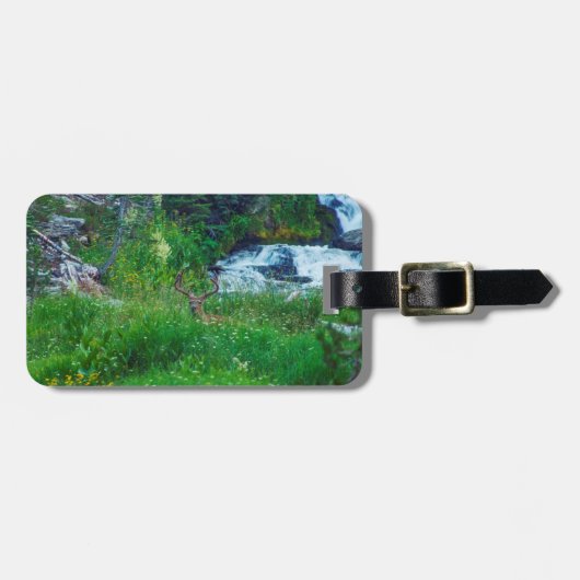 Prins van het bos bagagelabel (Voorkant horizontaal)