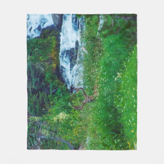 Prins van het bos fleece deken (Voorkant)