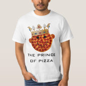 Prins van Pizza T-shirt (Voorkant)