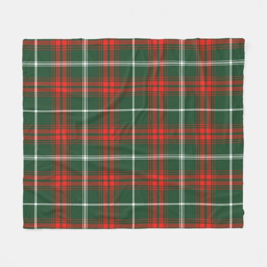 Prins van Wales Plaid Fleece Deken (Voorkant (Horizontaal))