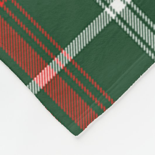 Prins van Wales Plaid Fleece Deken (Hoek)