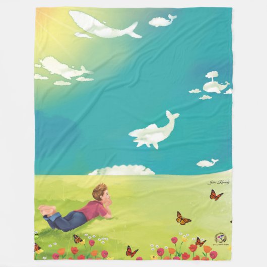 PRINS VAN WALVISSEN KIJKEN Fleece Deken (Voorkant)