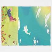 PRINS VAN WALVISSEN KIJKEN Fleece Deken (Voorkant (Horizontaal))