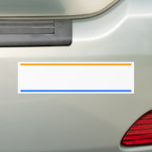 Prins vlag bumpersticker (Op auto)