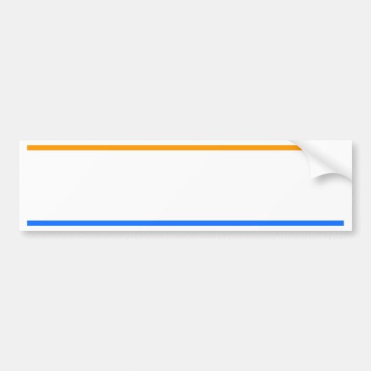 Prins vlag bumpersticker (Voorkant)