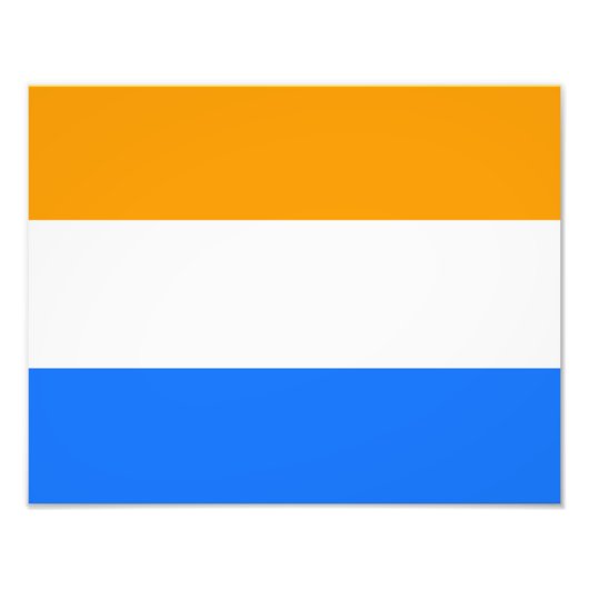 Prins vlag foto afdruk (Voorkant)