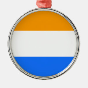 Prins vlag metalen ornament