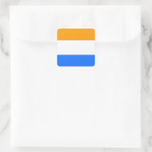 Prins vlag vierkante sticker (Tas)