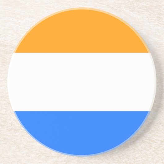 Prins vlag zandsteen onderzetter (Voorkant)