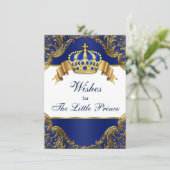 Prins wenst Baby Advieskaart (Staand voorkant)
