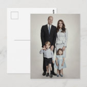 Prins William en familie dec 2017 gestileerd Briefkaart (Voorkant / Achterkant)