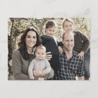 Prins William en familie dec 2018 gestileerd