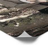 Prins William en familie dec 2018 gestileerd Poster (Hoek)