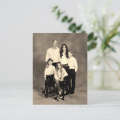 Prins William en familie dec 2023 gestileerd Briefkaart (Staand voorkant)