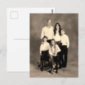 Prins William en familie dec 2023 gestileerd Briefkaart (Voorkant / Achterkant)