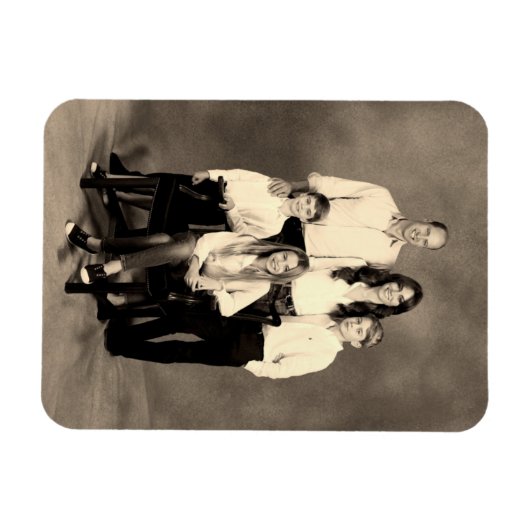 Prins William en familie dec 2023 gestileerd Magneet (Horizontaal)