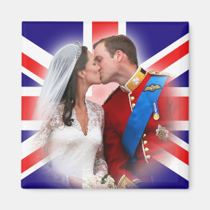 Prins William & Kate Balkon Kiss Magnet