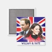 Prins William & Kate Middleton Magnet (Voorkant / Achterkant)