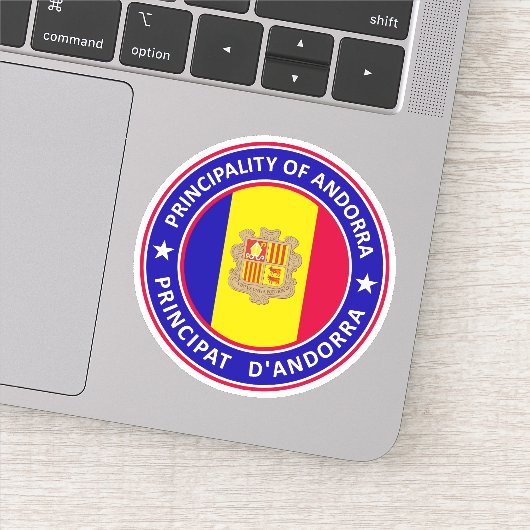 Prinsdom Andorra Sticker (Detail)