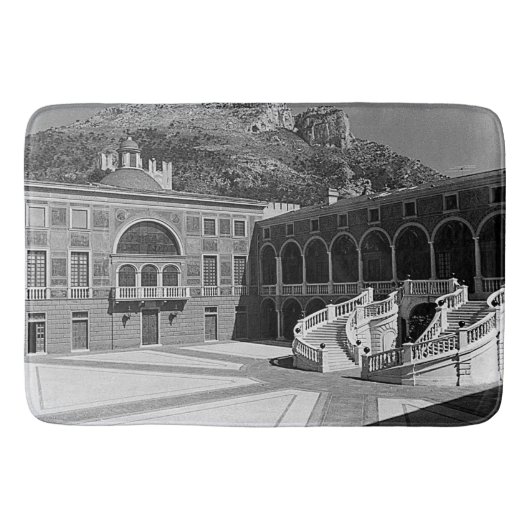 Prinsdom Monaco palace binnenplaats Badmat (Voorkant)