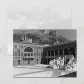  Prinsdom Monaco palace binnenplaats Briefkaart (Voorkant / Achterkant)