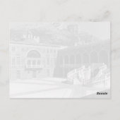  Prinsdom Monaco palace binnenplaats Briefkaart (Achterkant)