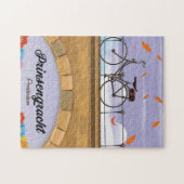 Prinsengracht, Canal Amsterdam Travel poster Legpuzzel (Horizontaal)