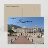 Prinsenpaleis van Monaco Briefkaart (Voorkant / Achterkant)