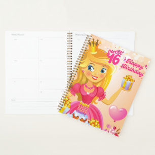 Prinses 16th Birthday Planner