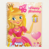 Prinses 16th Birthday Planner (Voorkant)