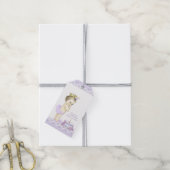 Prinses 1e Verjaardagsfeest Dank u Labels Cadeaulabel (Met Touw)