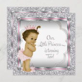 Prinses 2e verjaardag kaart (Voorkant / Achterkant)