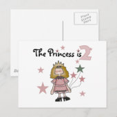 Prinses 2e Verjaardag Tshirts en geschenken Briefkaart (Voorkant / Achterkant)