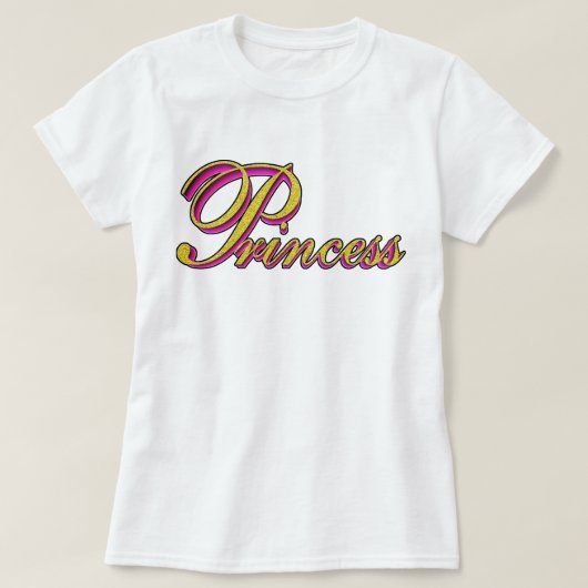 Prinses 3D T-shirt (Design voorkant)