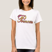 Prinses 3D T-shirt (Voorkant)