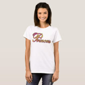 Prinses 3D T-shirt (Voorkant volledig)